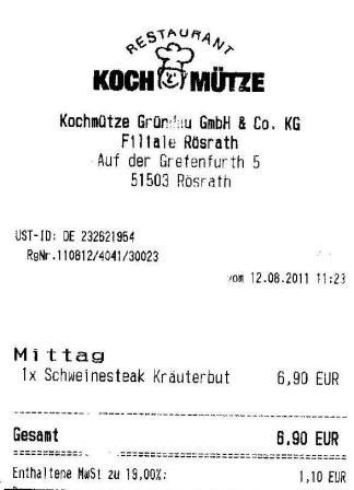 mbal Hffner Kochmtze Restaurant